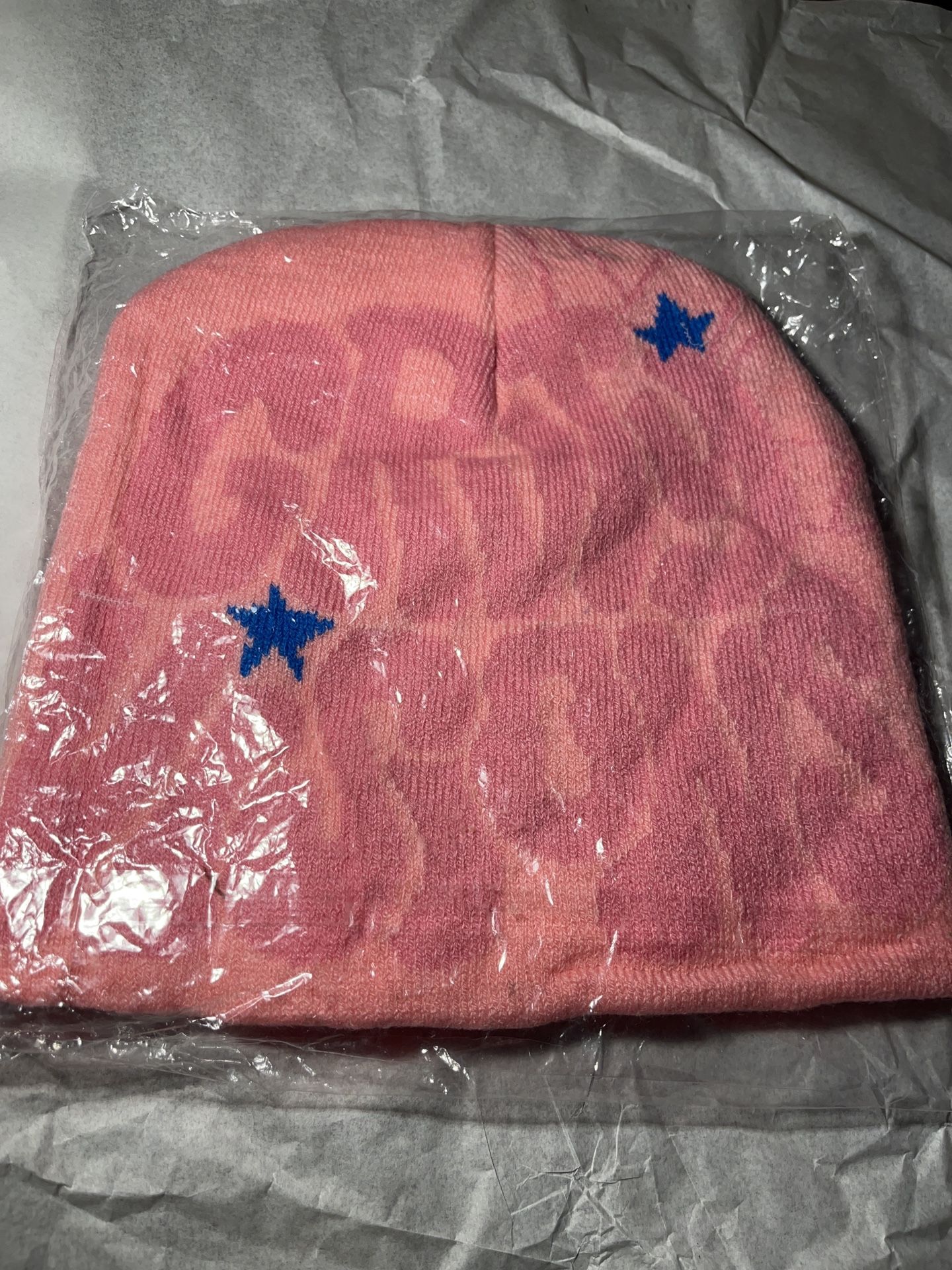 Pink/Blue Beanie