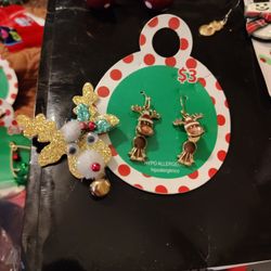Christmas Jewelry & Hair Clips 