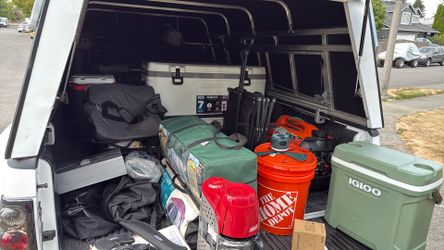 Camping supplies lot