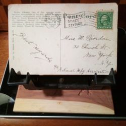 1916 One Cent Washington Stamp On Boston Massachusetts Postcard