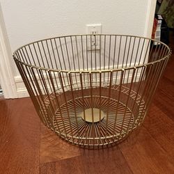 Gold wire basket