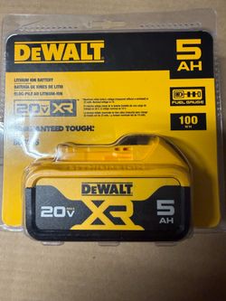 DeWalt battery 5 AH