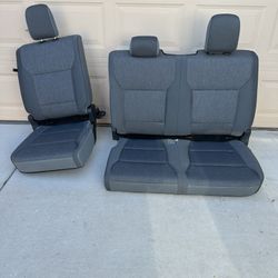 17-25 Ford F150 Crew Cab Rear Back Bench Seat 