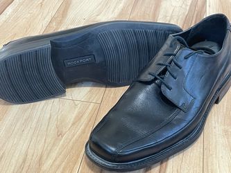 Rockport Black Leather Dress Shoes