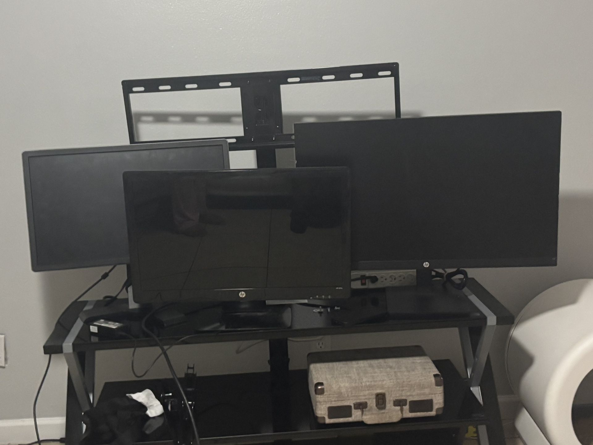 Three monitors are available for sale, but they can be purchased individually.