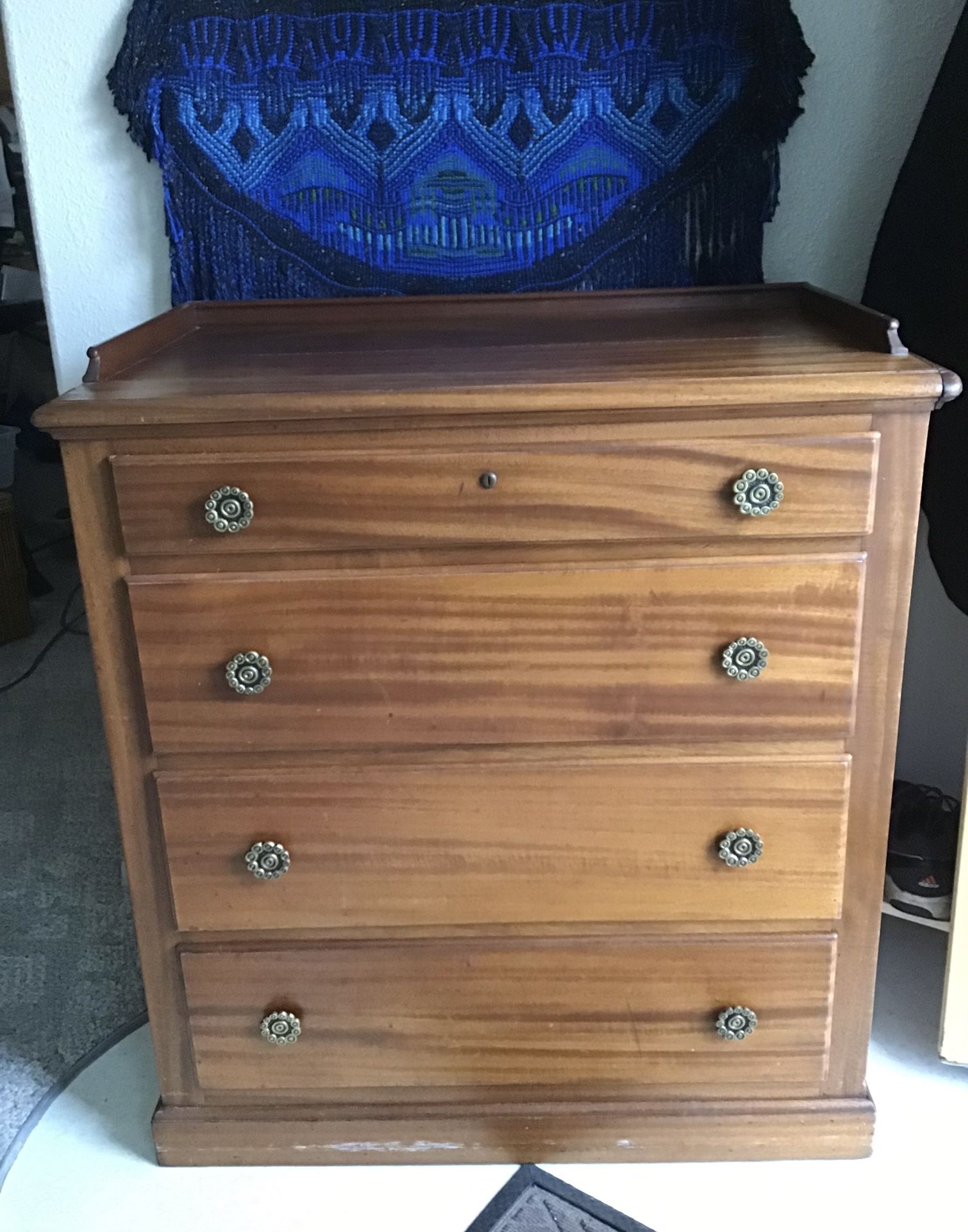 Antique Dresser- Ship Captain’s, compact size, missing buzzer