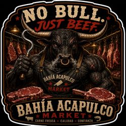 No Bull. Just Beef. 3” Waterproof Vinyl Sticker