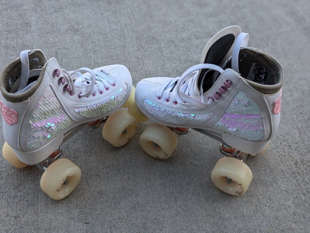 Sparkly Roller Skates