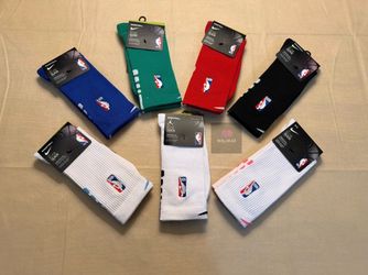 Nike NBA Authentics Elite DRI-FIT Mid Crew Socks Size Large Basketball Athletic
