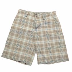 Izod blue/grey plaid performx shorts W30 New
