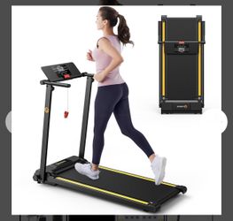 UREVO Walking Pad Treadmills for Home Office, Under Desk Compact Design Treadmill Portable Walking Pad Treadmill with Remote Control, LED Display (Ret