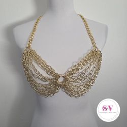 Gold Body Chain Accessory