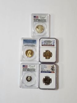 5 - Graded & Certified U.S Coins