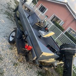 16ft Bass Boat/motor/trailer!!! 