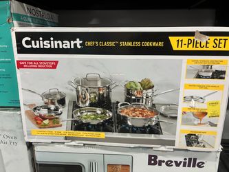 Cuisinart Chef’s Classic 11-Piece Stainless Steel Pots and Pans Set