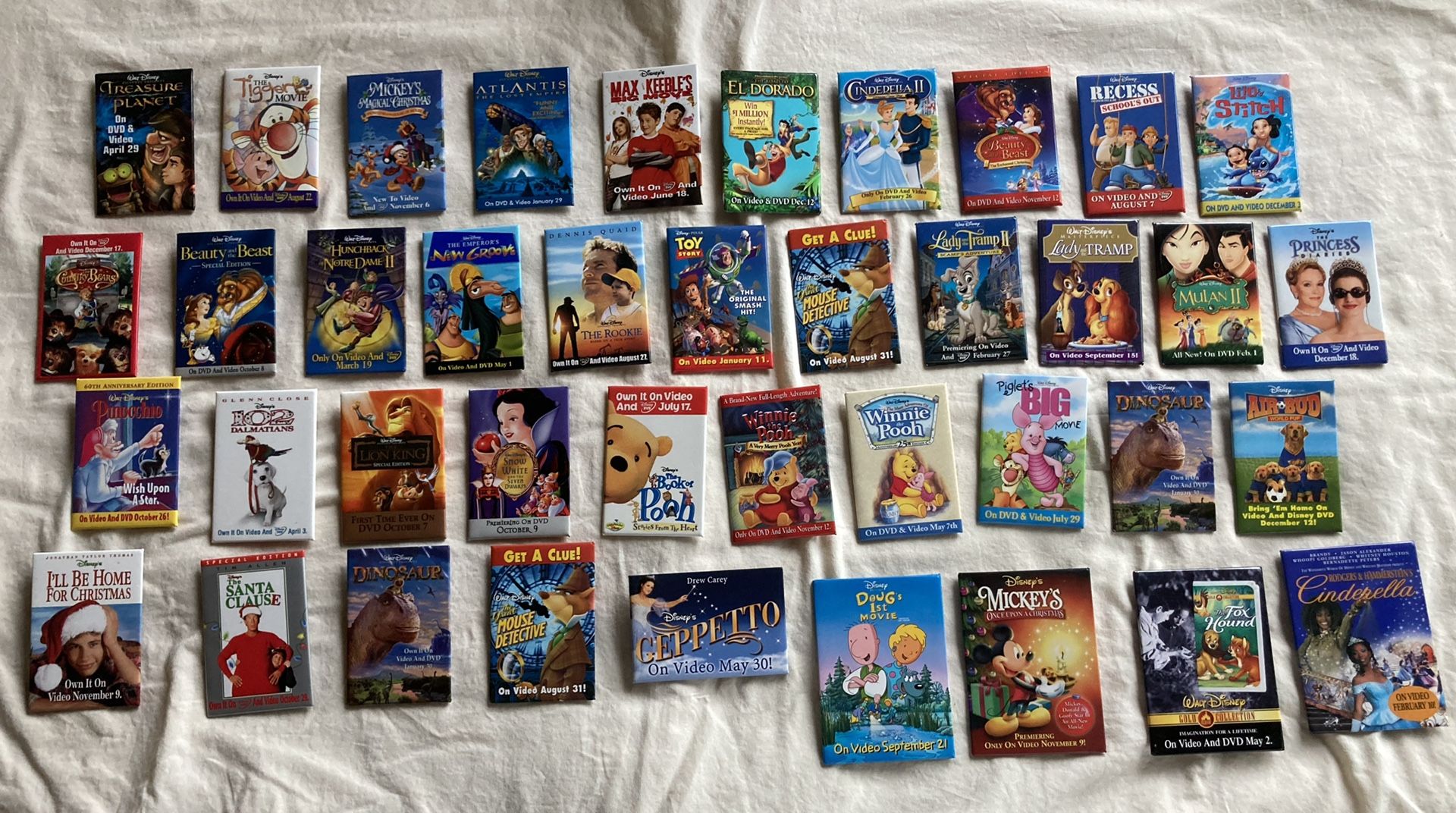 All Disney Movie Pins