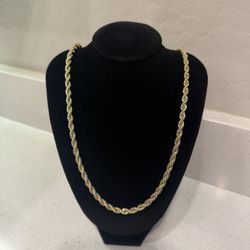 Gold Plated Rope Chain 