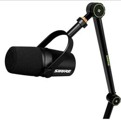 Shure MV7 USB and XLR Dynamic Microphone Black