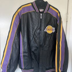 NBA Lakers Stadium Jacket 58 Sports 90S Embroidery Men's SizeXL