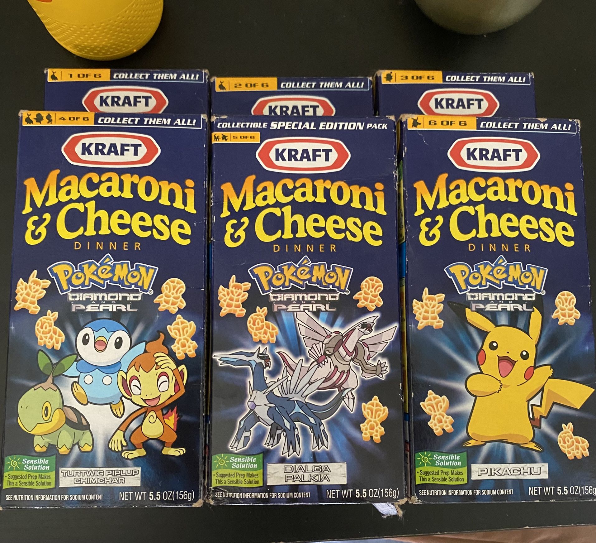 Pokémon Diamond & Pearl Macaroni and Cheese Complete Set