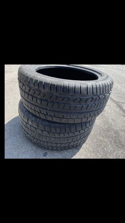 2 — 255/45r18 Cooper Tires 90% Good Treads !!