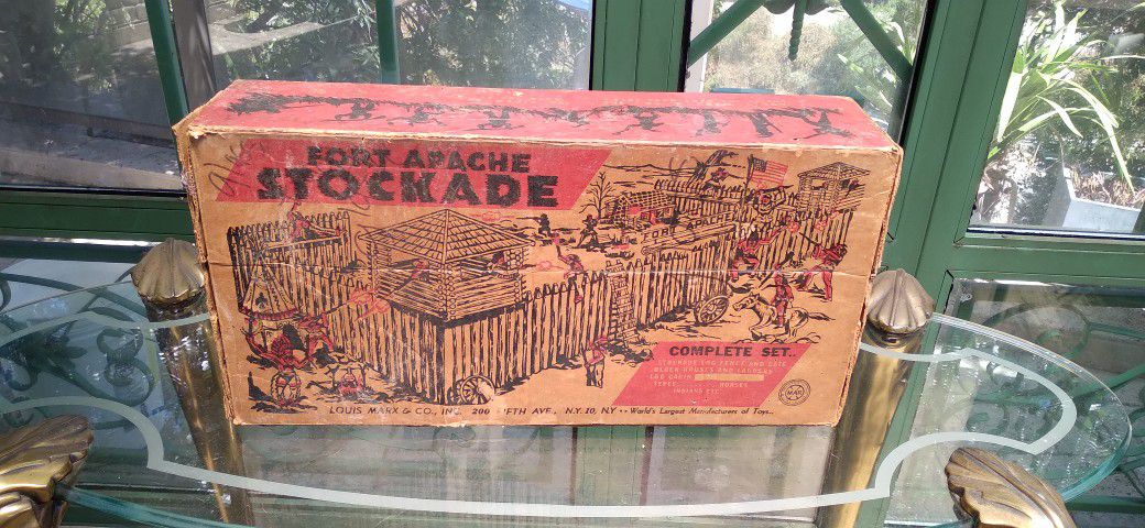 1950s Marx Toys Fort Apache Playset (BOX ONLY)