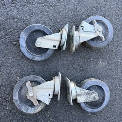 Heavy-Duty Industrial Swivel Casters (Set of 4)