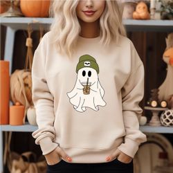 Halloween Ghost Crewneck Sweaters