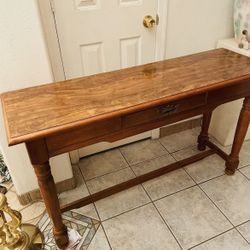 antique Mid Century mersman console table