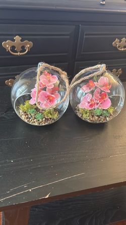 Elegant, orchid, decorative elements