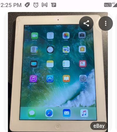 White iPad 4th Generation