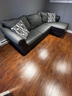 Gray sectional Couch