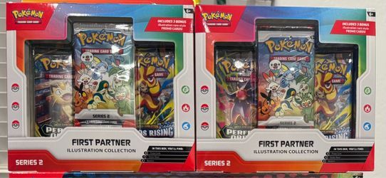 Pokemon First Partner Illustration Series 2 Boxes SEALED