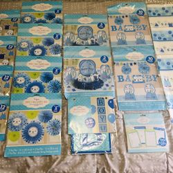 BABY SHOWER IT’S A BOY DECORATIONS 