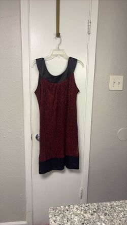 Size 14 wide sleeveless dress strap on back