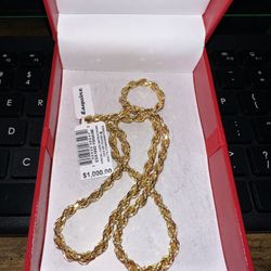 22 inch 14k gold chain