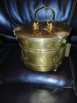 Antique Brass Medical Sterilizer Pot