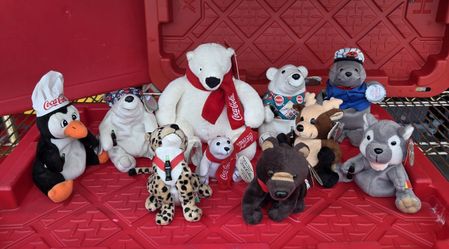 COCA-COLA PLUSH COLLECTABLES