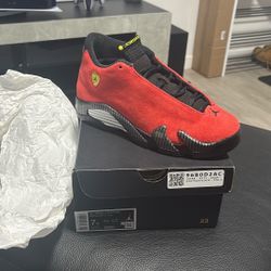 Air Jordan 14 retros known as Ferraris