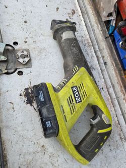 Ryobi 18V Cordless Reciprocating Saw with Battery