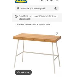 Items For Sale.  IKEA Desk And Yellow Swivel Chair $60