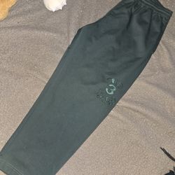 Adidas HN1672 Originals Men's Mineral Green Campus Chino Pants Size M