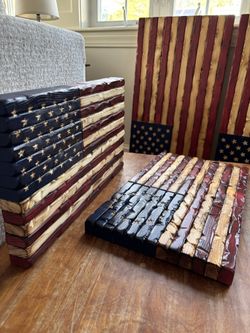 Flag. Hand Crafted Rustic