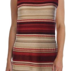 Lauren Ralph Lauren Womens Linen Striped Pullover Sweater size 3X