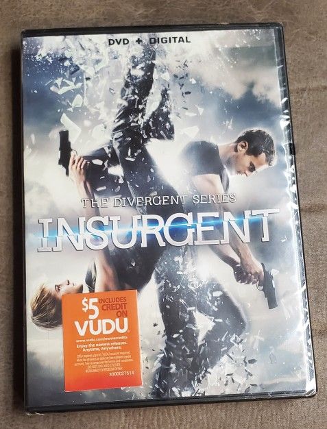 The Divergent Series: Insurgent (DVD, 2015) Unopened