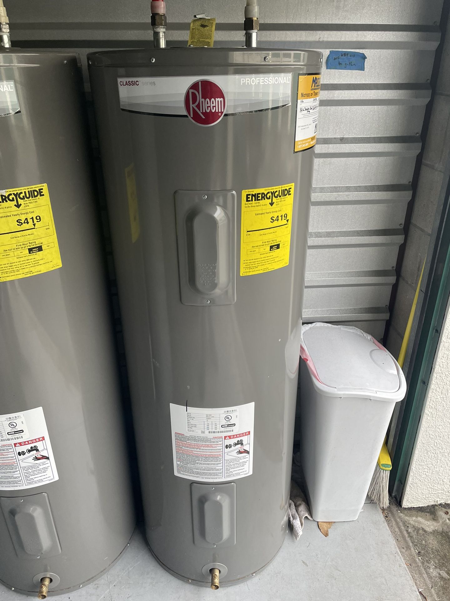 2021 Rheem 50 gallon Water Heater