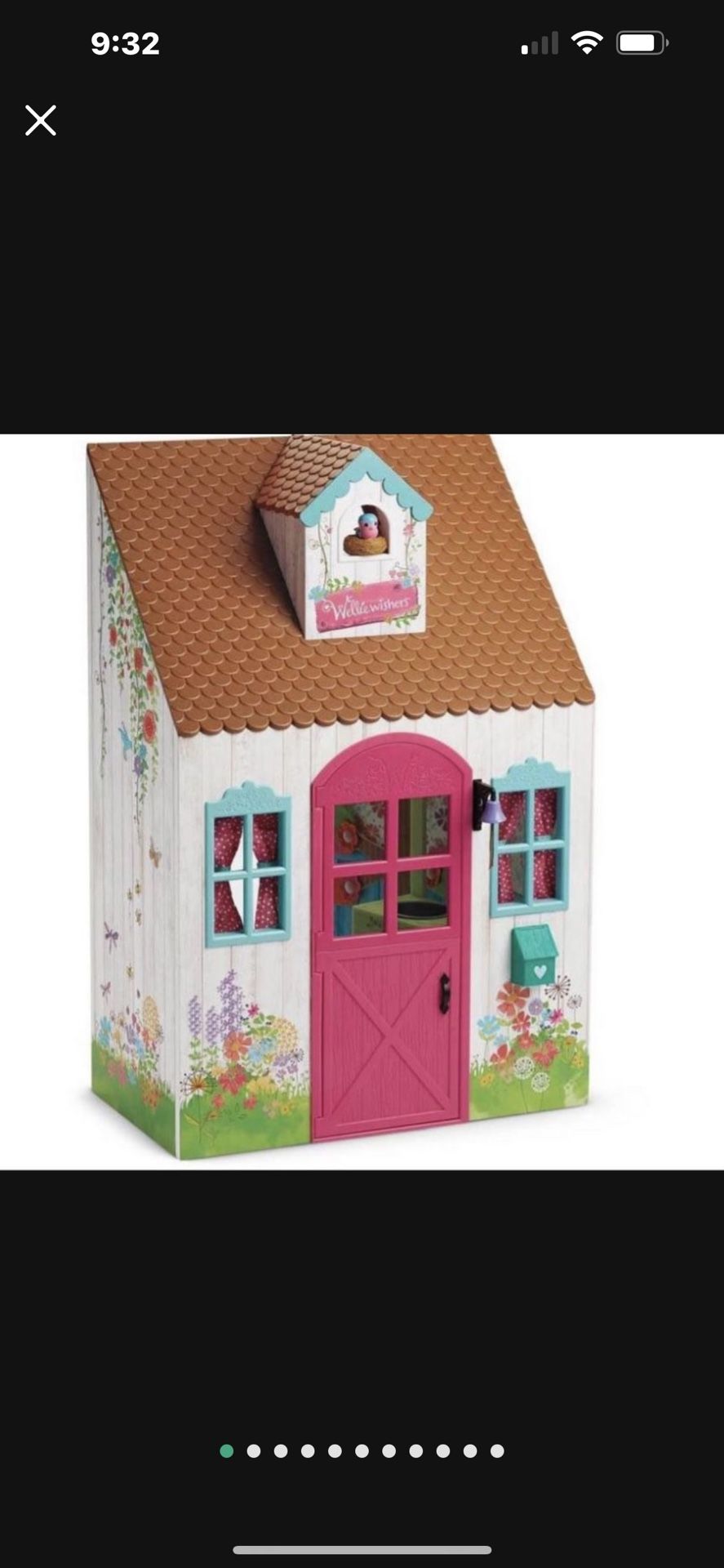 American Girl Doll Welliewishers Playhouse WEllie Wishers Play House Retired Doll House 