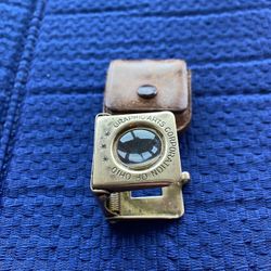 1950’s Brass Linen  Folding Tester Germany Graphic Arts Co Of Ohio