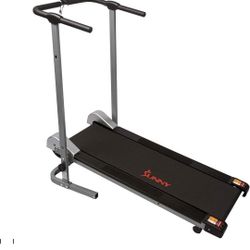 
Sunny Health & Fitness Foldable Manual Walking Treadmill 