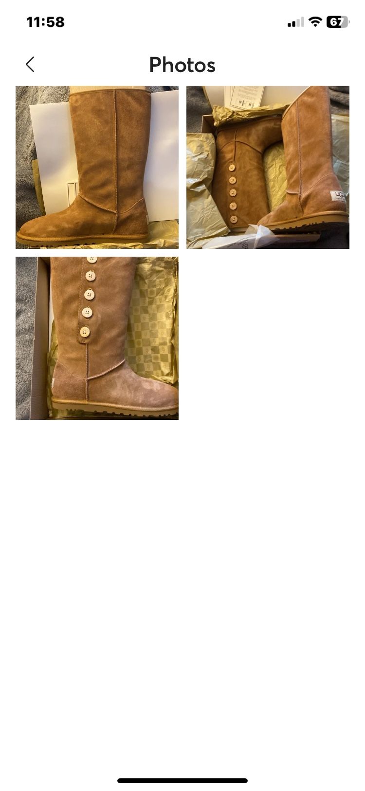 Women ugg boots Size 9